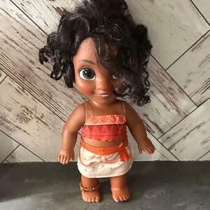 Disney Moana Doll with Orange and Brown Outfit